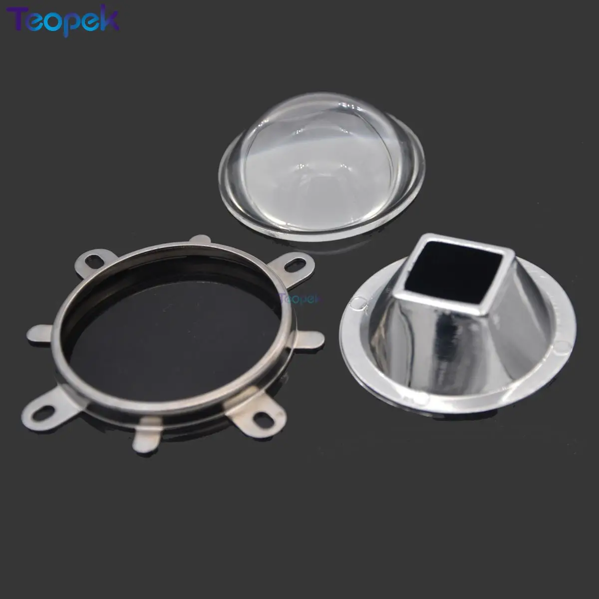 57mm Water Clear Glass Lens + 58mm Reflector Collimator Base Housing