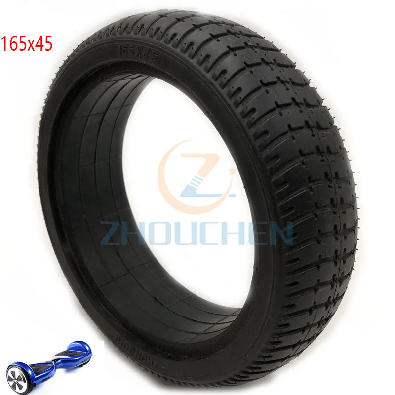 165x45 Solid Tire 6.5 inch for 6.5" Hoverboard Self Balancing Electric Scooter Spare Parts Free Shipping