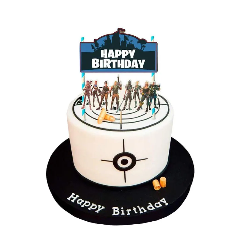 2020 Игровой Набор для украшения дня рождения воздушный шар баннер топпер торта