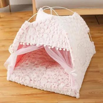 

2020 Summer Dog Tent Breathable Pet Puppy House Dog Beds For Small Dogs Breathablefoldable Small Cat Bed Cave