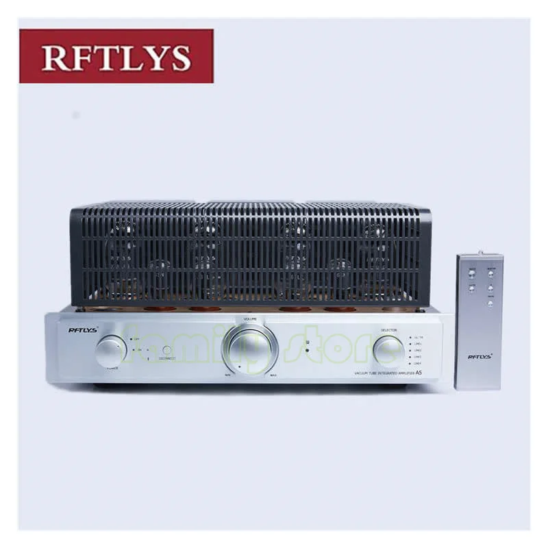 

Трубчатый усилитель высокой мощности RFTLYS A5 push-pull KT88, улучшенная версия Bluetooth, частотная характеристика 10 Гц ~ 30 кГц