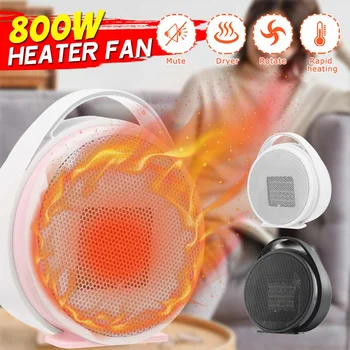 

800W Mini home heater Electric Heater Fan Mini Portable Heater Stove Warmer for Winter Household Indoor Heating Camping