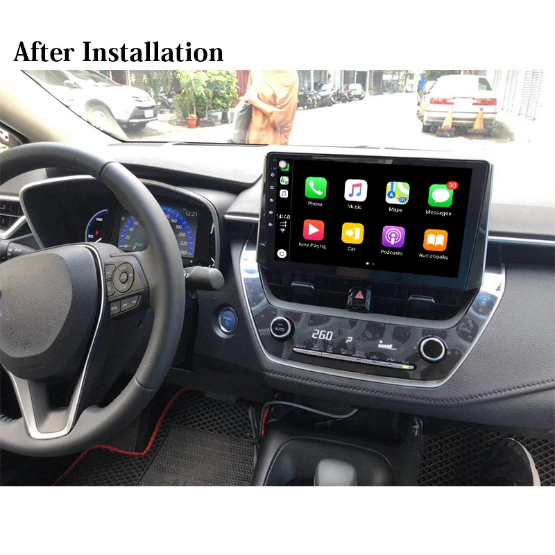 Altis Android 9,0 8-core, 4 Гб + 64G Автомобильный gps dvd carplay dsp android dvd для 2019 toyota Altis