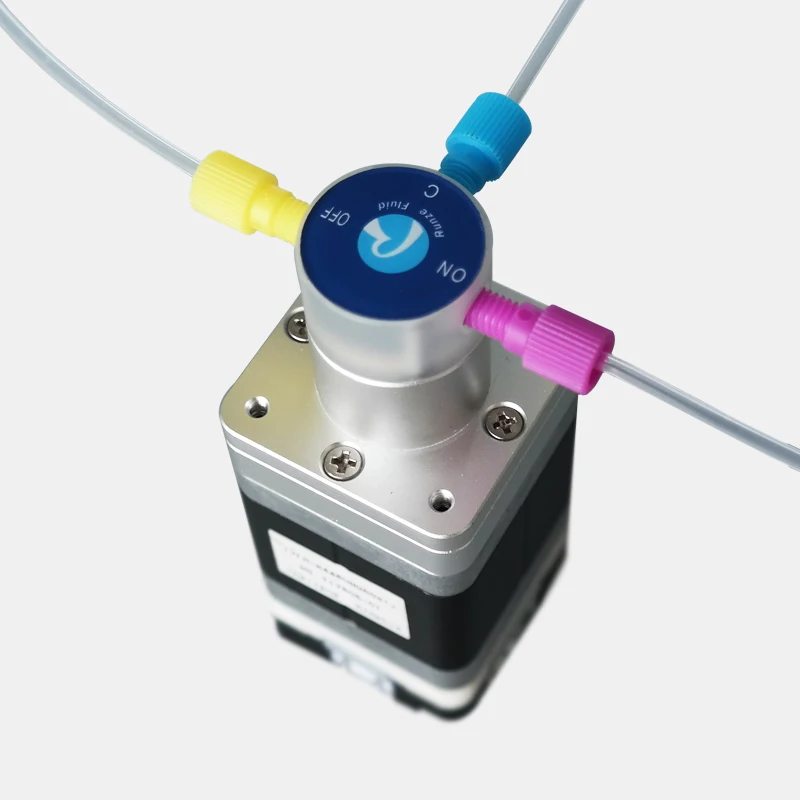 DC24V Microfluidic 3 пути Соленоидный клапан жидкий газ высокой точности микро Управление клапан с отзывы сигнал высокая надежность