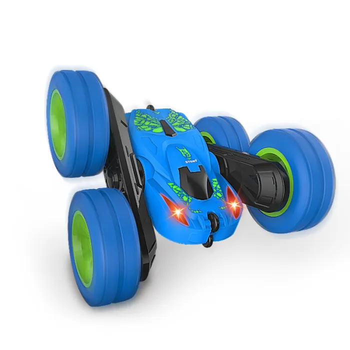 Двусторонняя 360 градусов вращающаяся RC трюковая машина 2,4 ГГц внедорожная игрушка для детей QP2