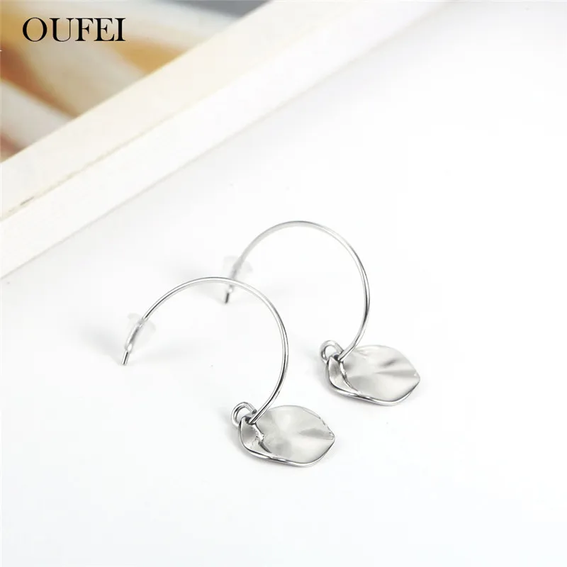 

OUFEI Stainless Steel Jewelry Charm Drop Earrings For Women Earings Fashion Jewelry Accessories Bohemian Mass Effect