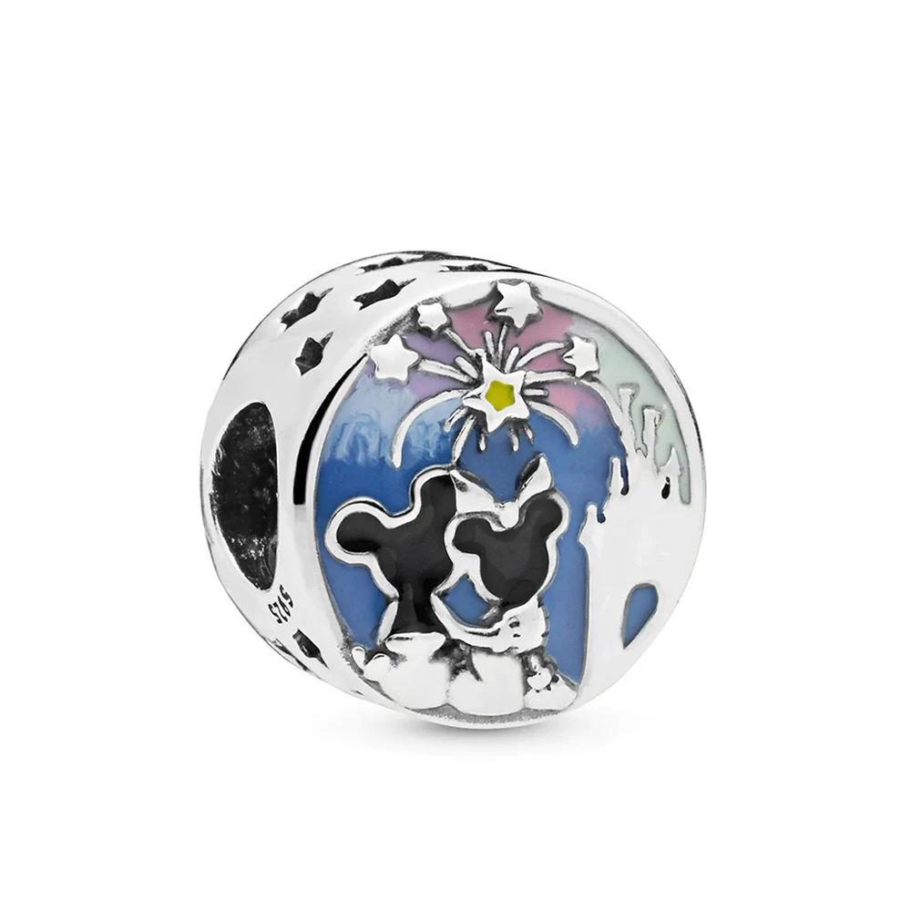 PDB ZZ 45 Original 925 sterling silver fashion charm jewelry, original logo gift wedding jewelry for ladies jewelry - Цвет: 798117ENMX