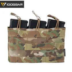 IDO gear Тройная журнальная сумка 5,56 Mag Pouch Открытый Топ Военный gear игровой, Военный Тактический Журнал мешки 3526