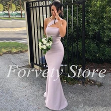 

Sexy Long One-Shoulder Bridesmaid Dresses Chiffon Backless Formal Prom Party Gown Women Long Gala wedding Dress Свадебное платье