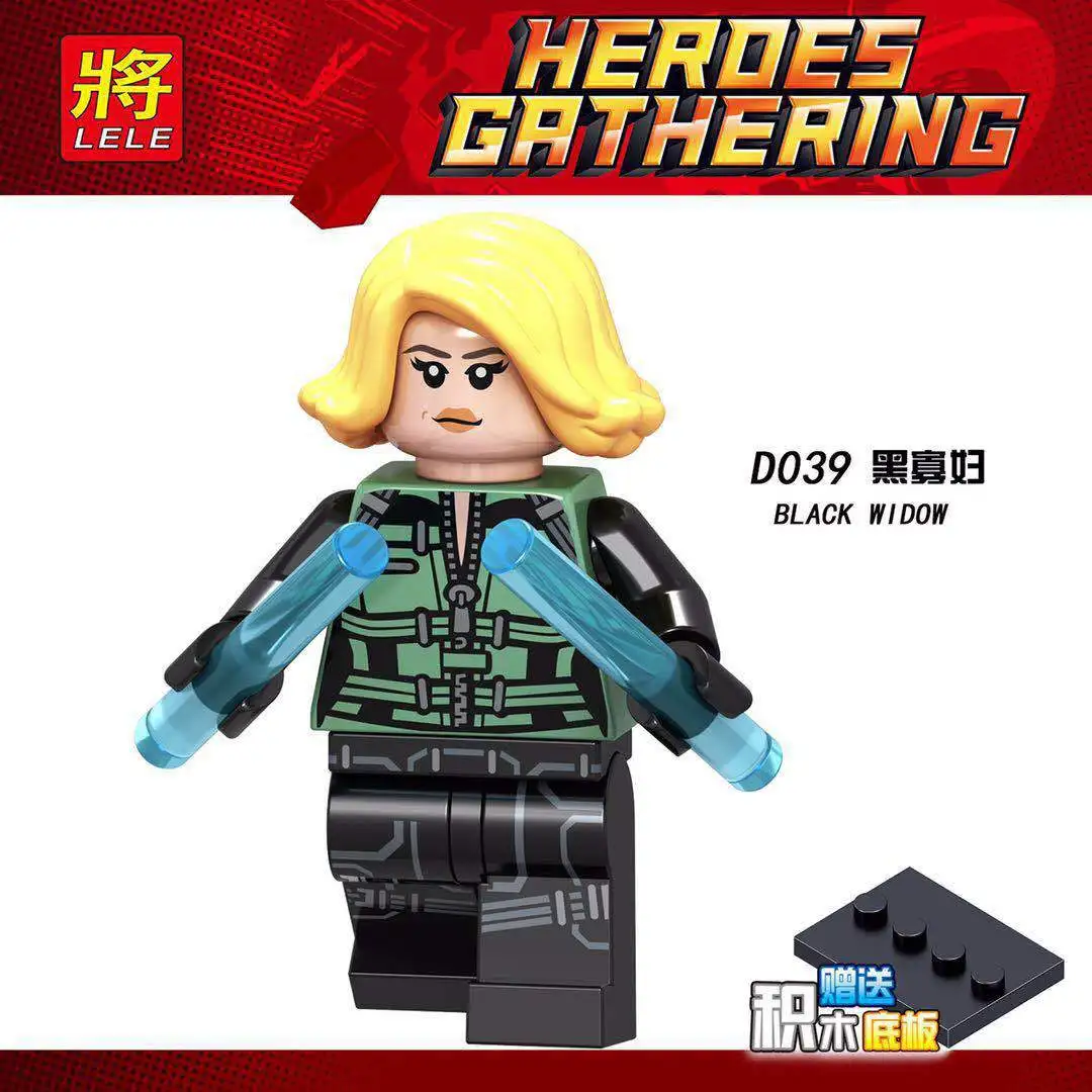 Children's building blocks Compatible Super hero city minecrafted Institutional cave figures Bricks birthday toys for children