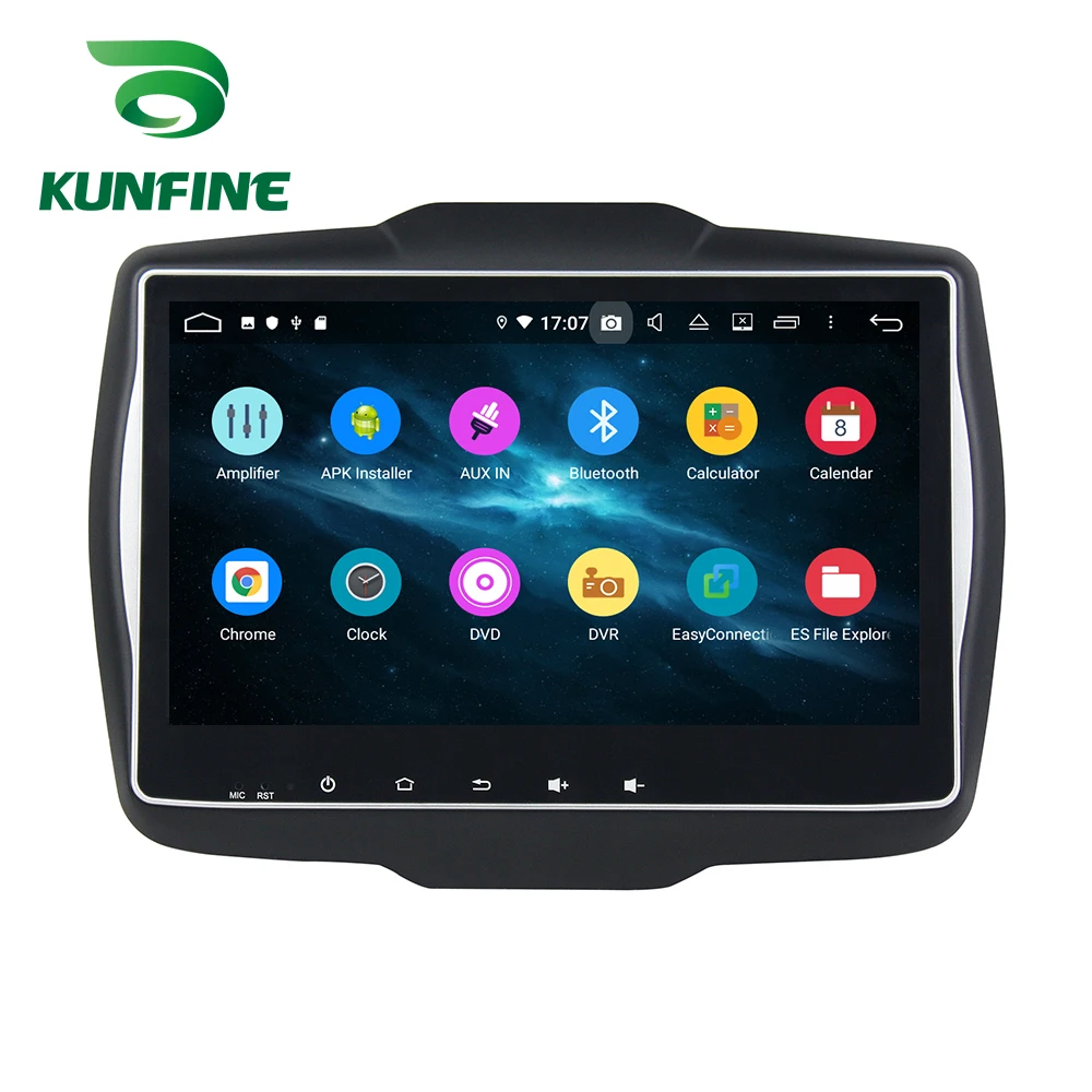 Best Android 9.0 Octa Core 4GB RAM 64GB ROM Car DVD GPS Navigation Multimedia Player Car Stereo for Jeep Renegade 2016 2017 Radio 4