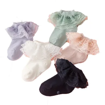 

Autumn Winter Baby Girl Lace Socks Children Girls Dance Princess Lace Socks For 1-12 Years
