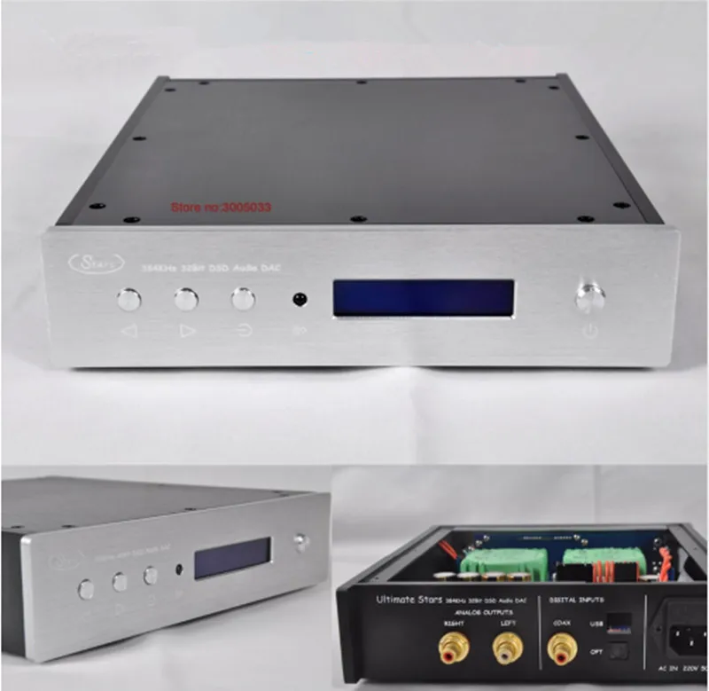 

R-028 XMOS U208 Dual AK4495SEQ AK4118 DAC AK4495 DAC 32bit 384 K DSD DAC W/RC, TALEMA XMOS XU208 110 V/220 V AC digital Source