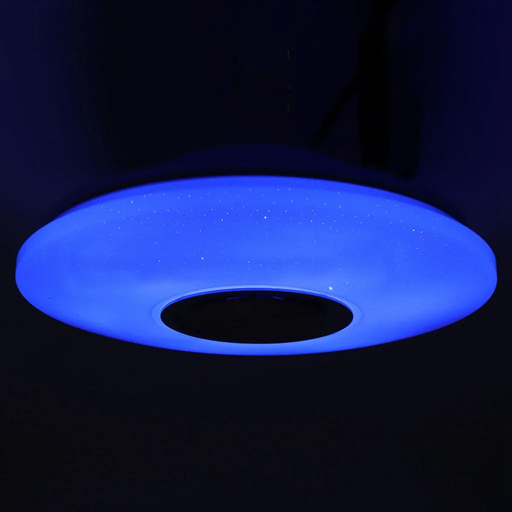 HIPERDEAL современный музыкальный потолочный светильник 60W-LED умный дом Bluetooth динамик заподлицо крепление вниз приспособление 10,8 O08