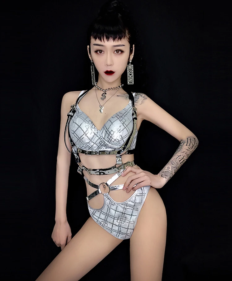 2019Sexy диско dj ds сценическая одежда для певцов джаз хип-хоп танцевальные костюмы производительность износа полюс танцевальная одежда светодиодные костюмы