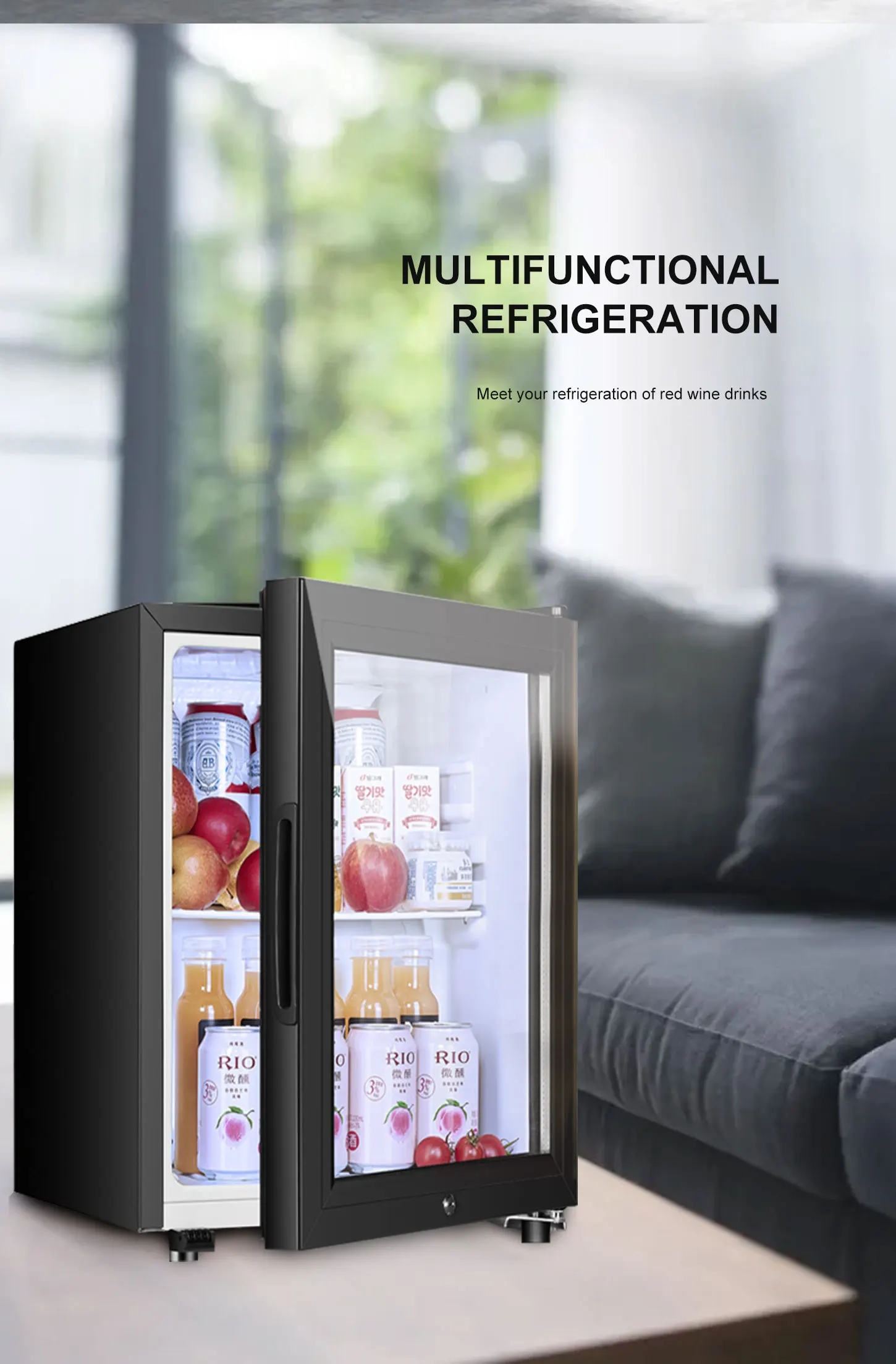 mini-Freezer 143 KW/année 121 L i55vm 1120 W INDESIT Table-réfrigérateur