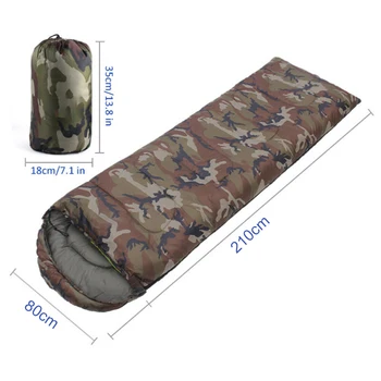 

Camouflage Sleeping Bag Camo Equitment Waterproof Ultralight Adults Camping