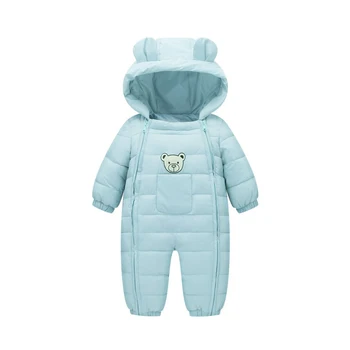 

Autumn And Winter Baby One-piece Suit Jacket For Men And Women Baby Newborn Down Cotton Crawl Clothes