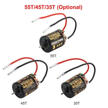 

RC 540 35T 45T 55T Brushed Motor With 320 Speed Controller Waterproof ESC for RC Car Rock Crawler Axial SCX10 Model