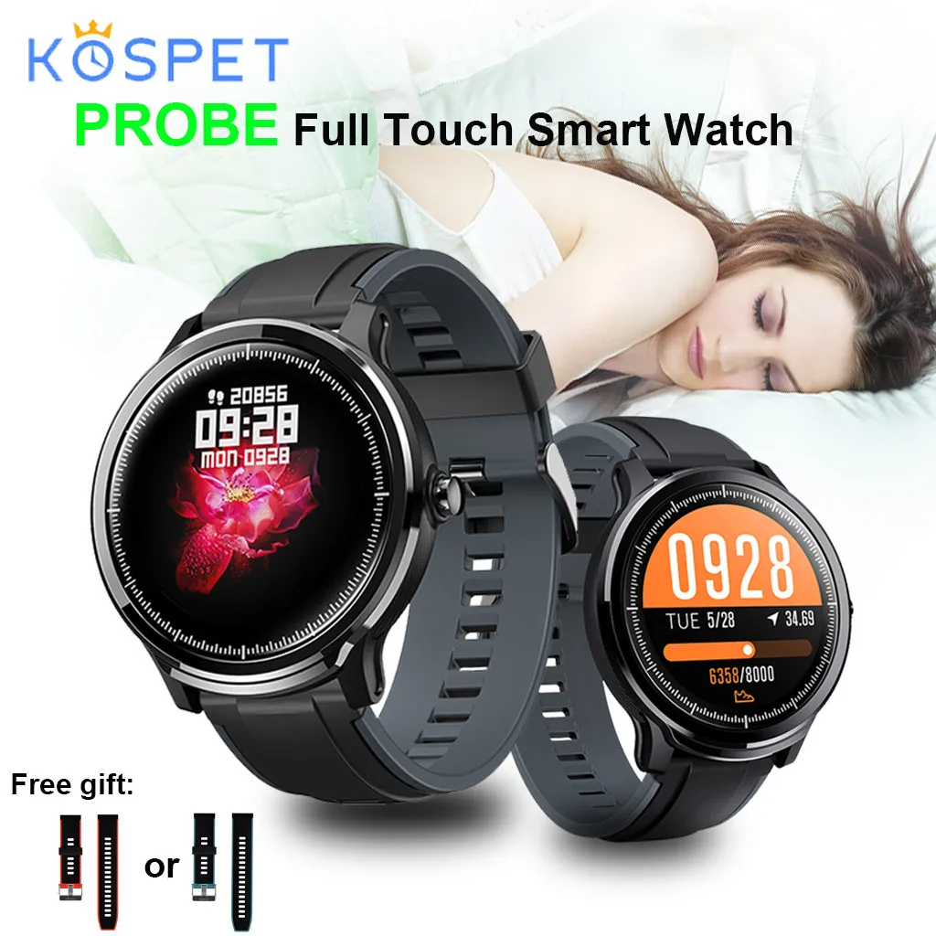 KOSPET Probe, 1,3 дюймов, ips экран, IP68, Смарт-часы, напоминание о звонках, водонепроницаемые, Bluetooth, умные часы для Android и IOS