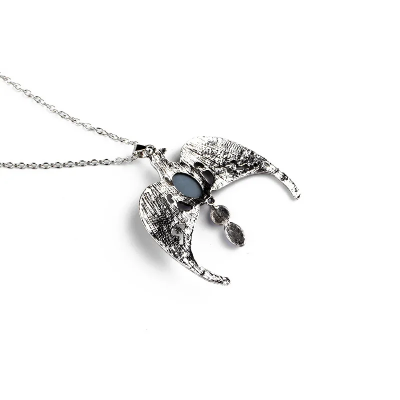 ZXMJ Harried Ravenclaw, ожерелье с орлом, Поттер, винтажный Шарм, подвеска для мужчин и женщин, ювелирные изделия, два цвета, Орлиная корона, диадема, кристалл