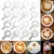 2020 New 16 Pcs Coffee Drawing Mold Fancy Natie Printing Model Coffee Foam Spray Cake Трафареты Сахарная пудра Сито Инструмент
