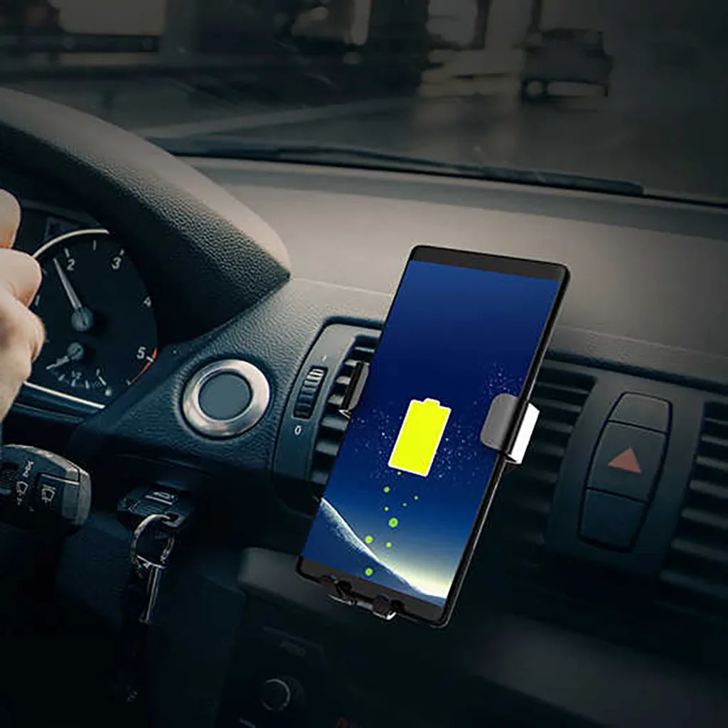 Регулируемая гравитационная Беспроводная зарядка 10 Вт для samsung Galaxy Note 10Plus для Iphone, USB зарядное устройство для телефона, быстрая зарядка для iPhone