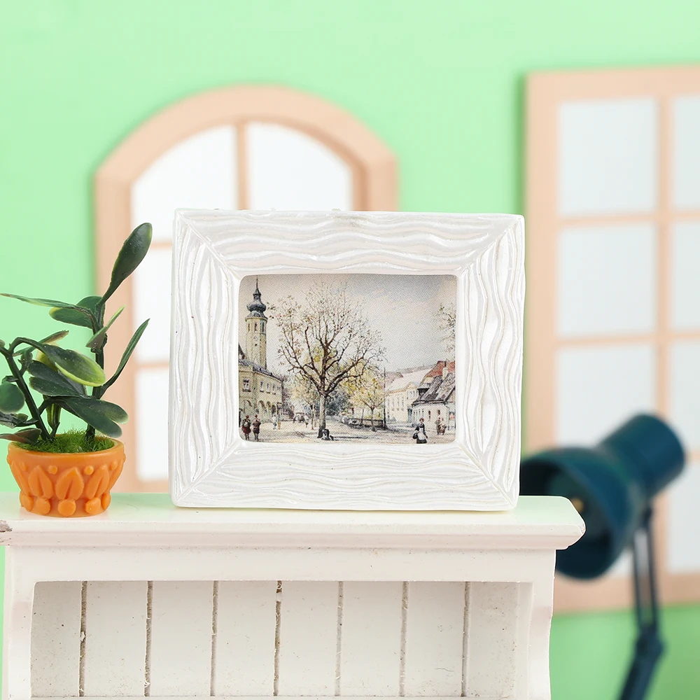 Details about   Dollhouse Miniature Photo Frame Oil Painting Wall Painting Furniture Accessor PE 