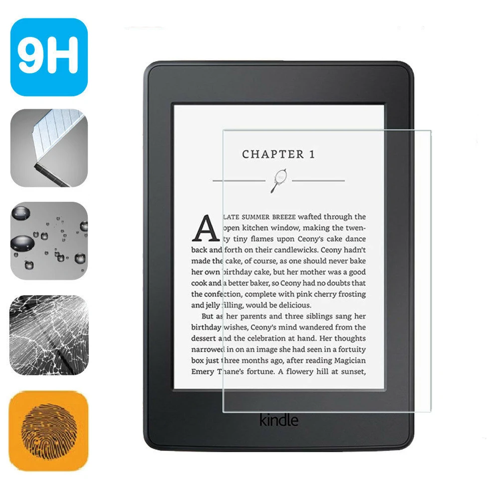 Закаленное защитное стекло 9H для ЖК-экрана Защитная пленка Amazon Kindle Paperwhite 1/2/3