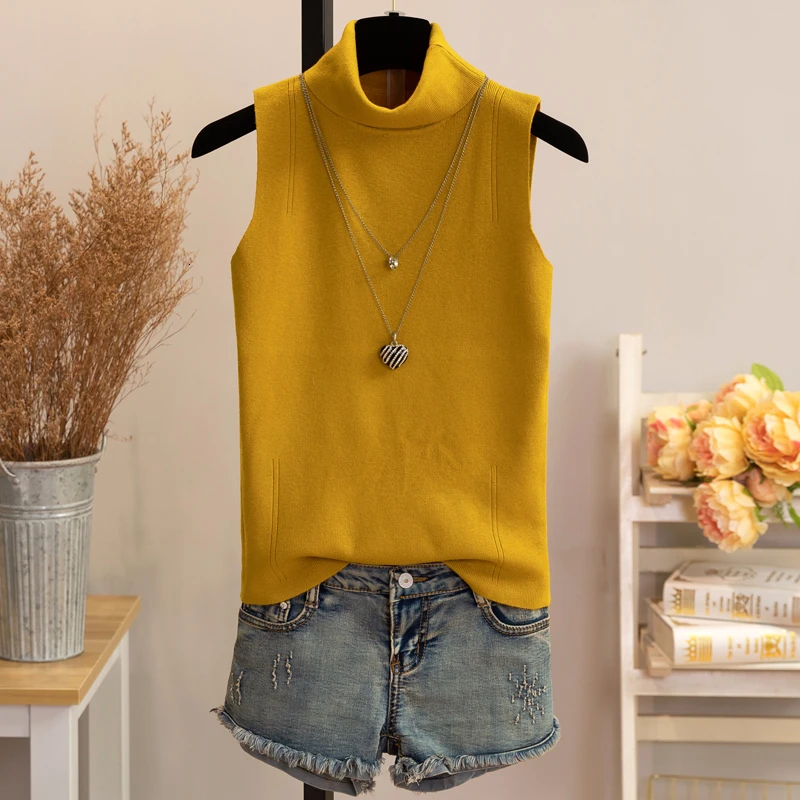 Женская трикотажная водолазка универсальный облегающий топ из вискозы без