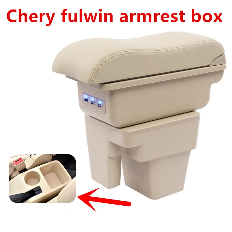 Для Chery A13 очень Celer fulwin 2 подлокотник центральный ящик для хранения содержания Подстаканник Пепельница интерьерные аксессуары 08-13