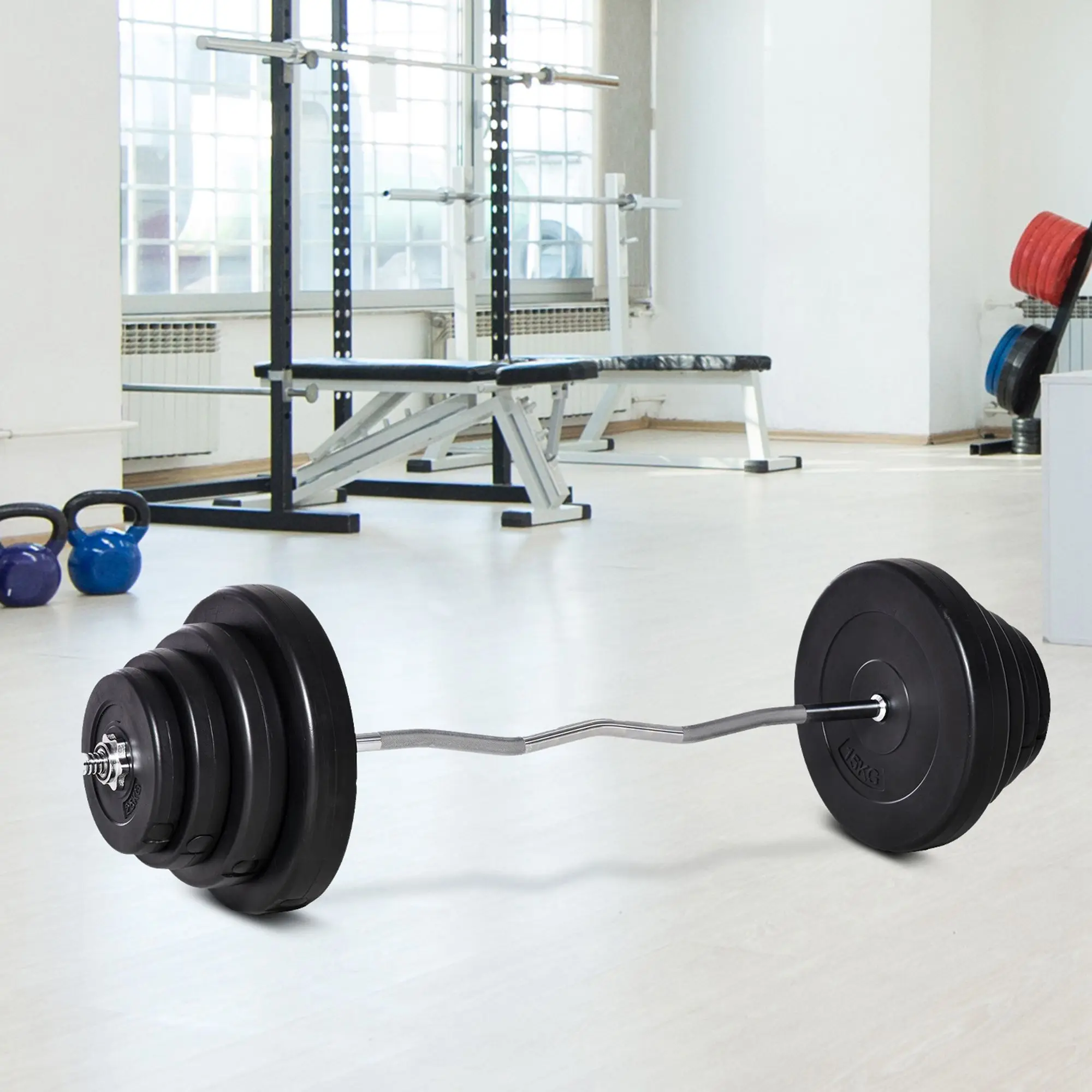 Homcom barbell rack clearance