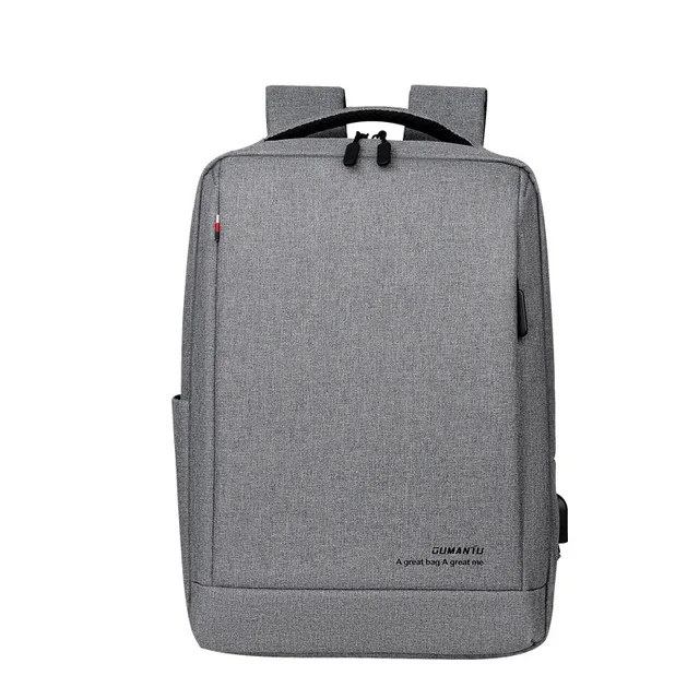 Men bagpack mochila Business Backpack 15.6 Computer Bag Large Capacity Backpack Splashproof Travel Bag laptop gray