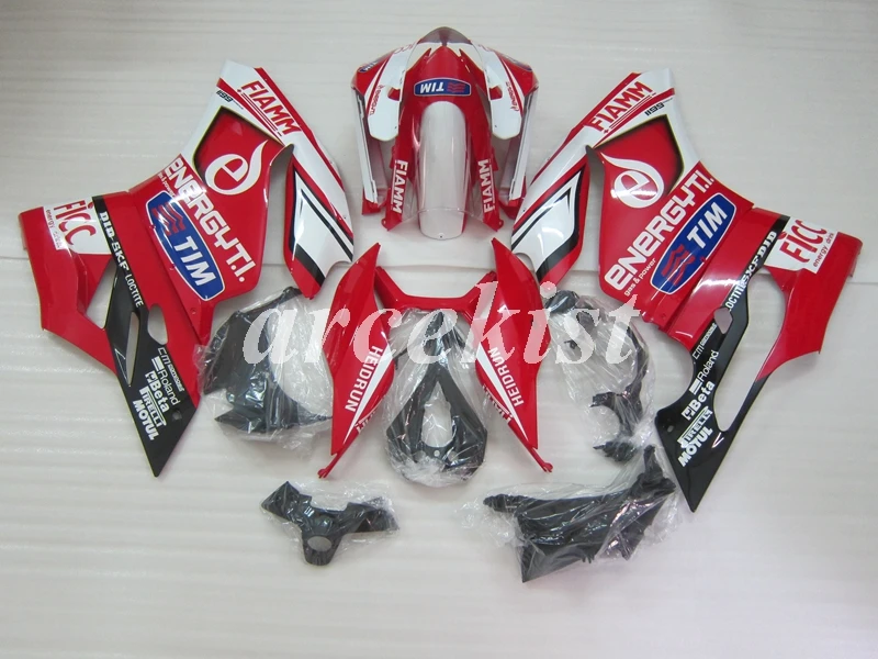 ABS литья под давлением Обтекатели наборы для DUCATI 899 1199 S R Panigale 12 13 14 899R 1199R 899S 1199 S 2012 2013 Красный Белый