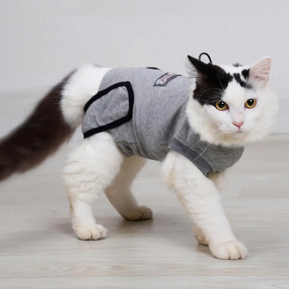Pet Puppy Kitty костюм для восстановления брюшных ран Мягкий защитный чехол дышащая Хирургическая Одежда