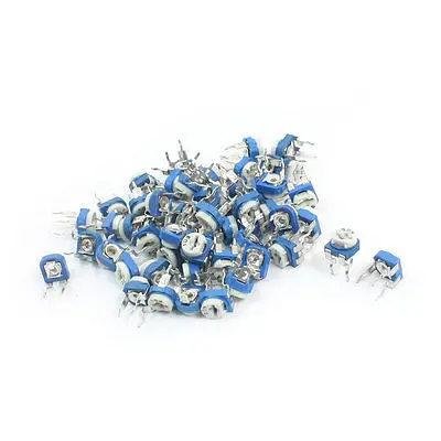 55 шт 200-500K Ohm 11 видов Значение металлокерамический Регулируемый реостат потенциометра