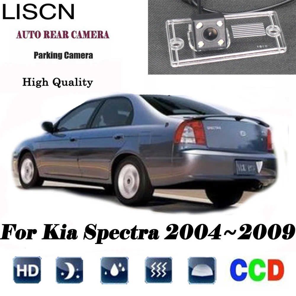 Для камеры заднего вида Kia Spectra 2004 ~ 2009 2005 2006 CCD ночное видение парковочная