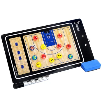 

Smooth Clear Basketball Supplies Wear Resistant PVC Professional Coaching Teaching Lightweight Tactical Board Magnetic Portable