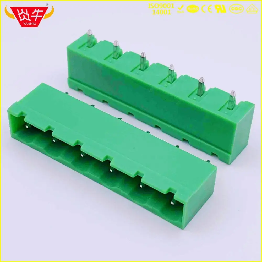 2EDGVC-7.5-6P KF2EDGVC 7,5 2P~ 12P разъем PCB вставной TEMINAL блок 2EDGVC 7,5 мм 2PIN~ 12PIN GMSTBVA 2,5G 1766660 PHOENIX контакт DEGSON - Цвет: 2EDGVC-7.5-6P