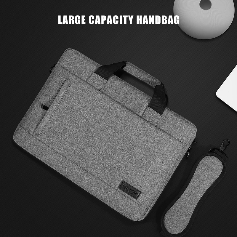 Laptop Bolsa Sleeve Case Bolsa de Ombro Bolsa para Notebook Pastas para Macbook Air Pro hp Huawei Asus Dell 13 em 14 em 15 em 156 em 17 em - Imagem 5