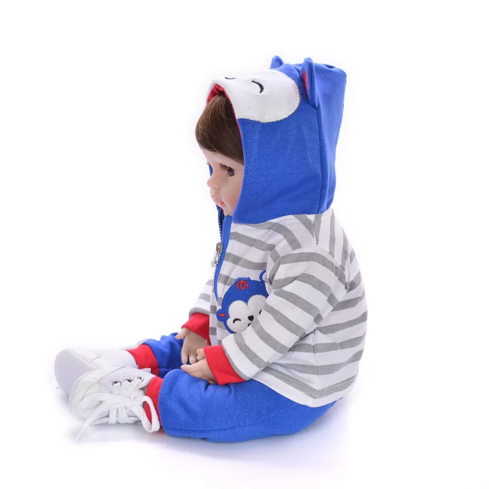 KEIUMI модные реалистичные Reborn baby boy полностью силиконовые виниловые боди банные реалистичные Новорожденные куклы для новорожденных детские рождественские подарки