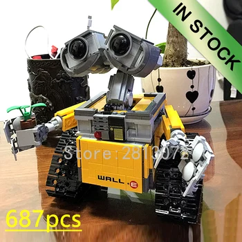 

In Stock Star 16003 WarsThe Robot WALL E 21303 687Pcs Ideas Model Building Kits Blocks Bricks Education Toys Christmas Gifts