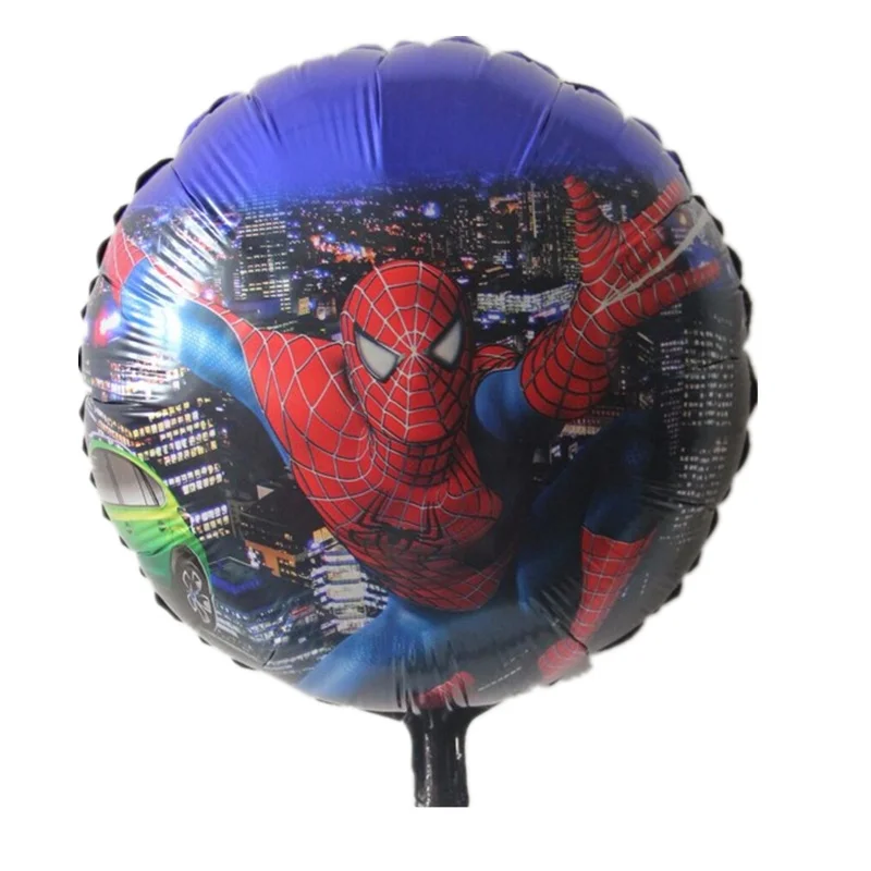 Balloon 1pcs 1 шт шары с изображениями Человека-паука, детские игрушки, детские вечерние шары на день рождения, декорированные и оформленные воздушные шары из алюминиевой фольги с человеком-пауком - Цвет: Balloon 1pcs
