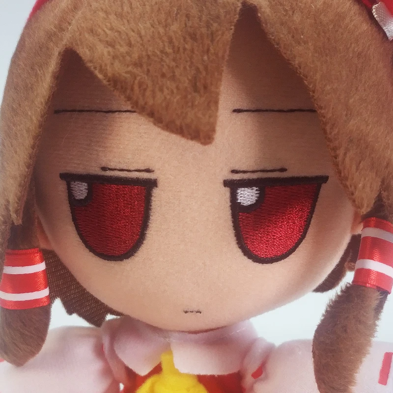 TouHou Project Hakurei Reimu Cute Косплей-Одежда Плюшевая Кукла Мягкие Мультяшные игрушки в подарок на день рождения 20 см