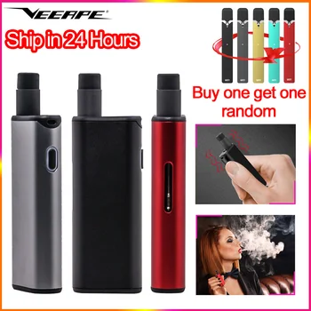 

Original Veeape Vmini Vape Kit With 1ml V19 Clearomizer CBD liquid Vape Pen Electronic Cigarette Kit All in one Vaporizer