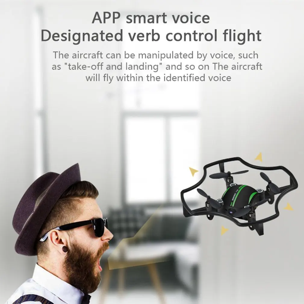 Новинка! F19W-1 мини селфи RC Квадрокоптер Дрон с Wi-Fi FPV Дрон 0.3MP камера высота удержания Безголовый режим 360'Flips RTF