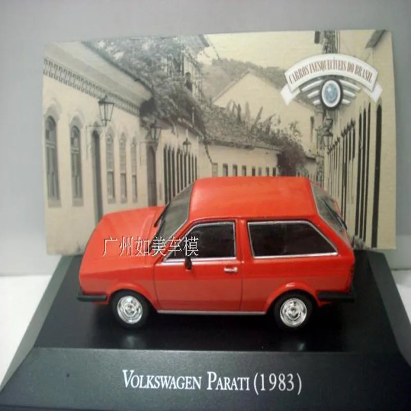 Высокая имитация бутик статическая модель 1:43 Volkswagen Parati-1983 коллекция дисплей Модель сплав литье под давлением винтажный автомобиль игрушечный автомобиль - Цвет: Красный