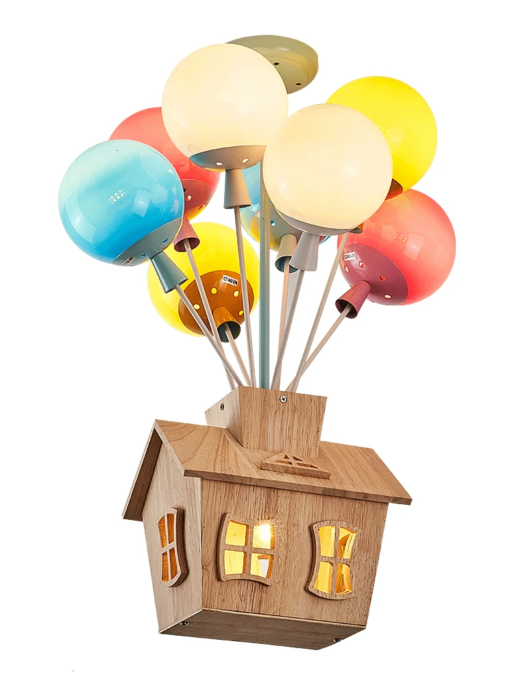 

Children Room Chandelier Boy Bedroom Lamp Cartoon Lamp Originality Balloon Absorb Top Light Kindergarten Girl Room Princess