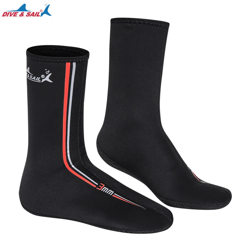 3mm Neoprene Premiumn CR Diving Socks, Wetsuit Socks Sand Proof Scuba Snorkeling Fins Socks for