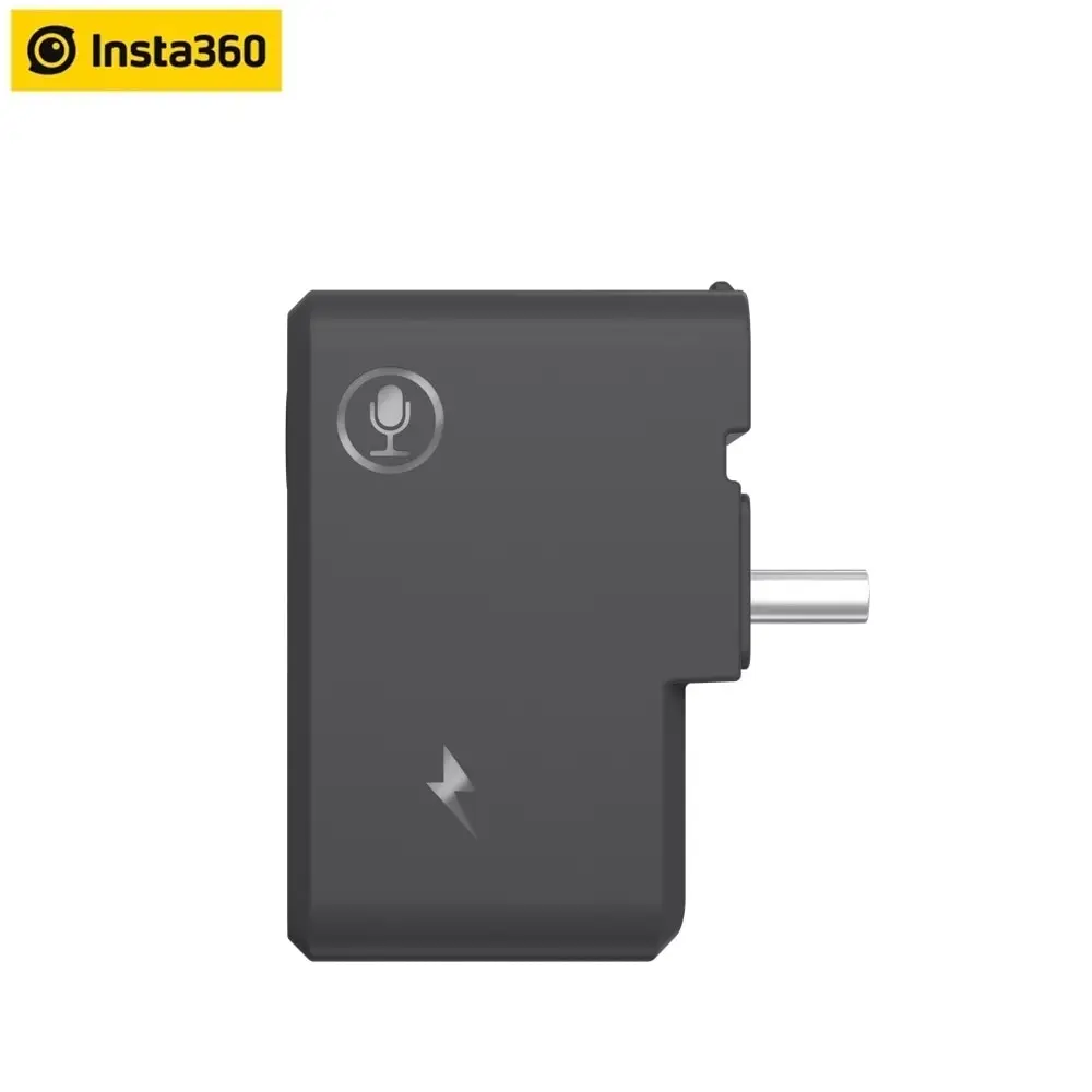 Insta360 ONE X2-Adaptador de micrófono para Insta360 ONE X 2, accesorio Original en Stock (adaptador de micrófono ONE X2)